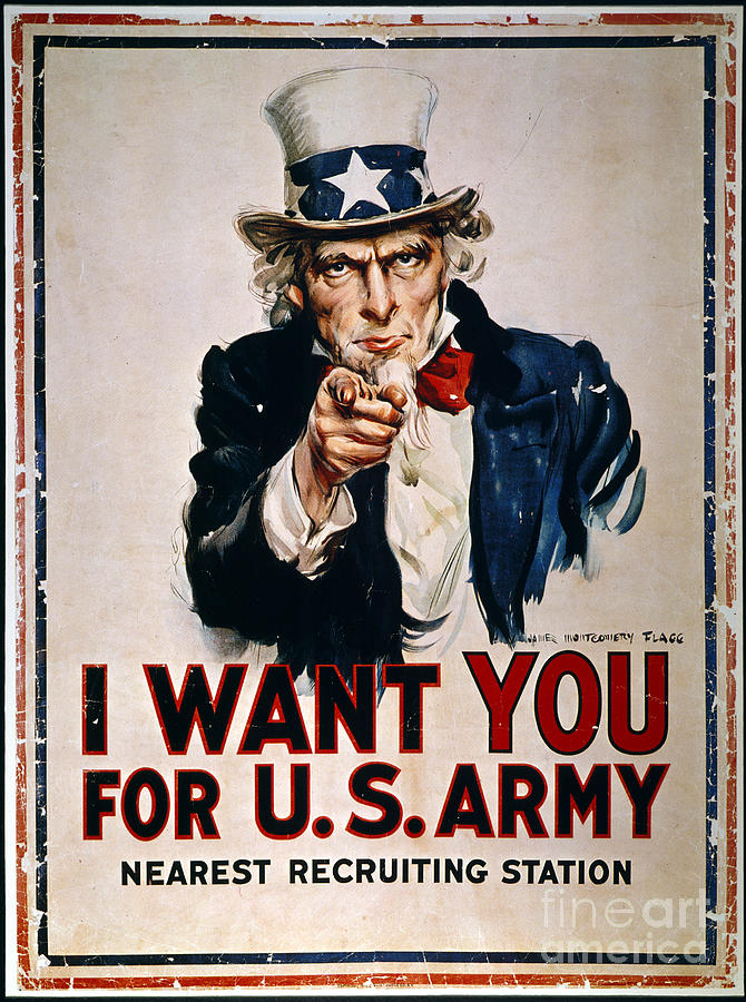 World War I: Uncle Sam #1 Photograph by Granger