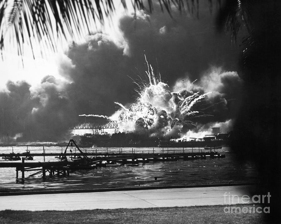 World War II - Pearl Harbor #1 Photograph by Granger