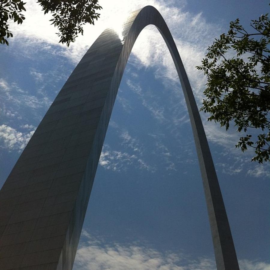 St. Louis Photograph - St. Louis Gateway Arch by Gabrielle Coleman