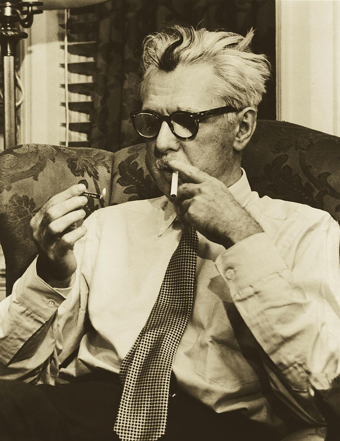 Writer James Thurber 1953 #1 Photograph by Mountain Dreams