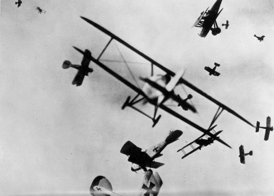 Wwi: Dogfight #1 Photograph by Granger
