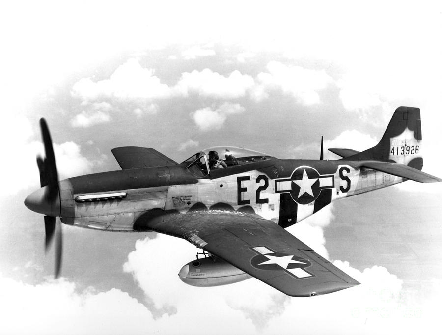 Wwii, North American P-51 Mustang, 1940s #1 Photograph by Science Source
