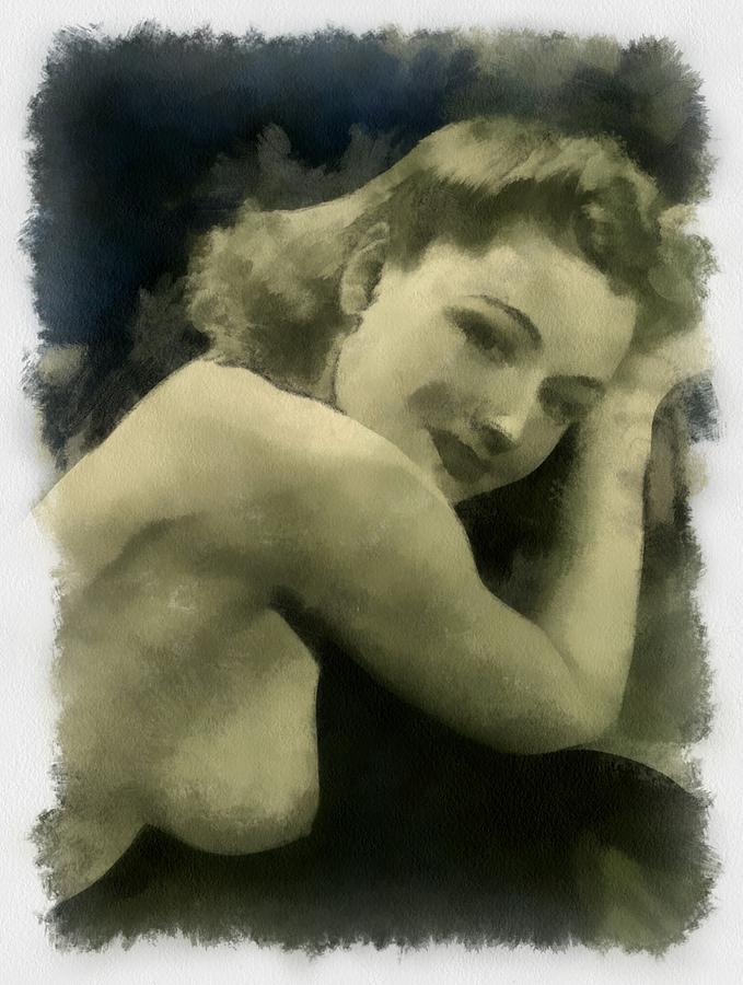 Wwii Painting - WWII Pinup #1 by Esoterica Art Agency