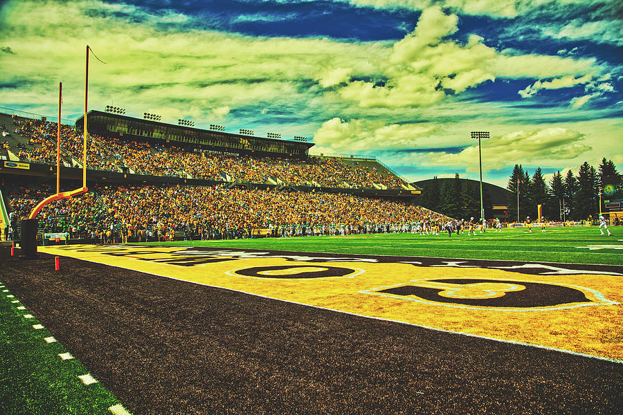 Wyoming University Football #1 Photograph by Mountain Dreams