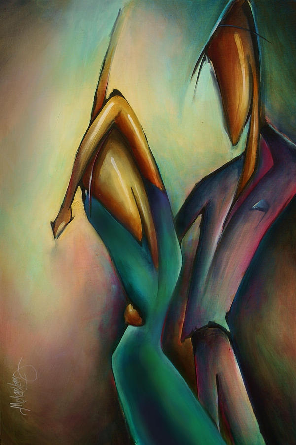 X #1 Painting by Michael Lang