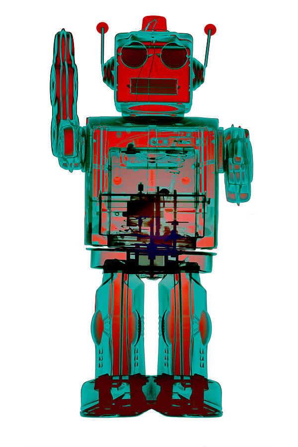 4N0D3 X-ray Robot Art #3 Photograph by Roy Livingston
