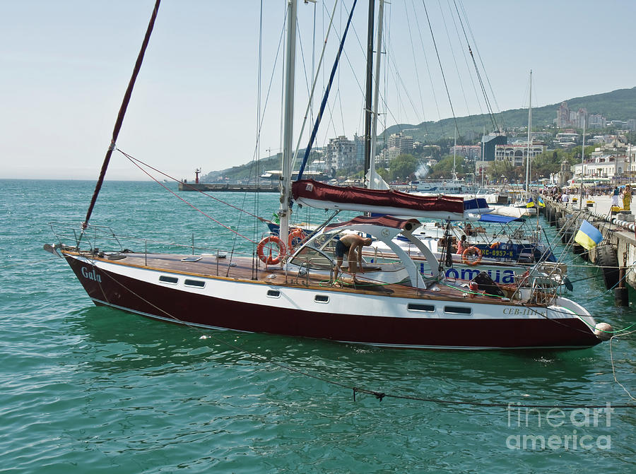 Yachts, Yalta #1 Photograph by Irina Afonskaya