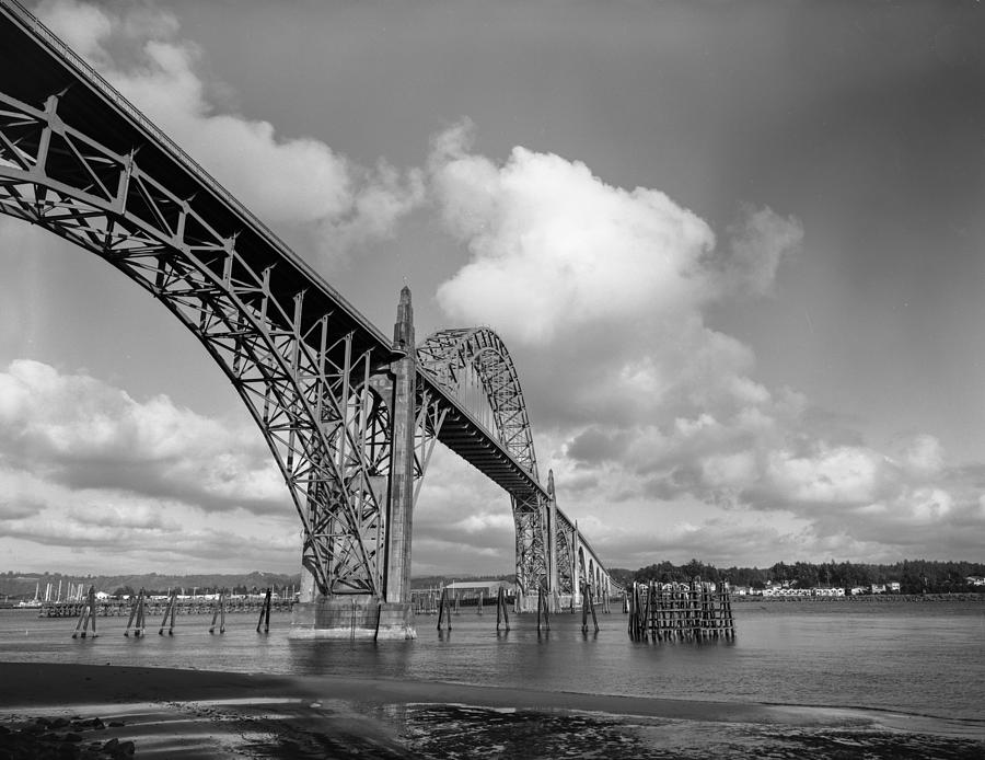 Yaquina Bay Bridge  #1 Photograph by HW Kateley