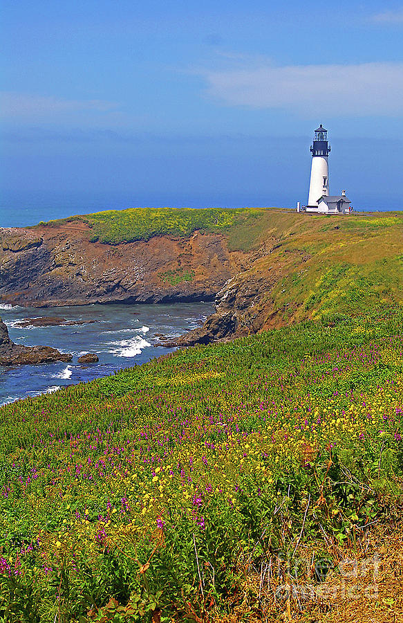 Yaquina Head Lighthouse #1 Photograph by Rich Walter