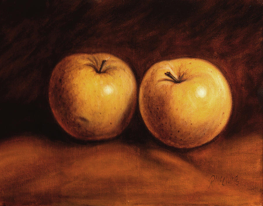 Apple Painting - Yellow Apples #1 by Rick McClung