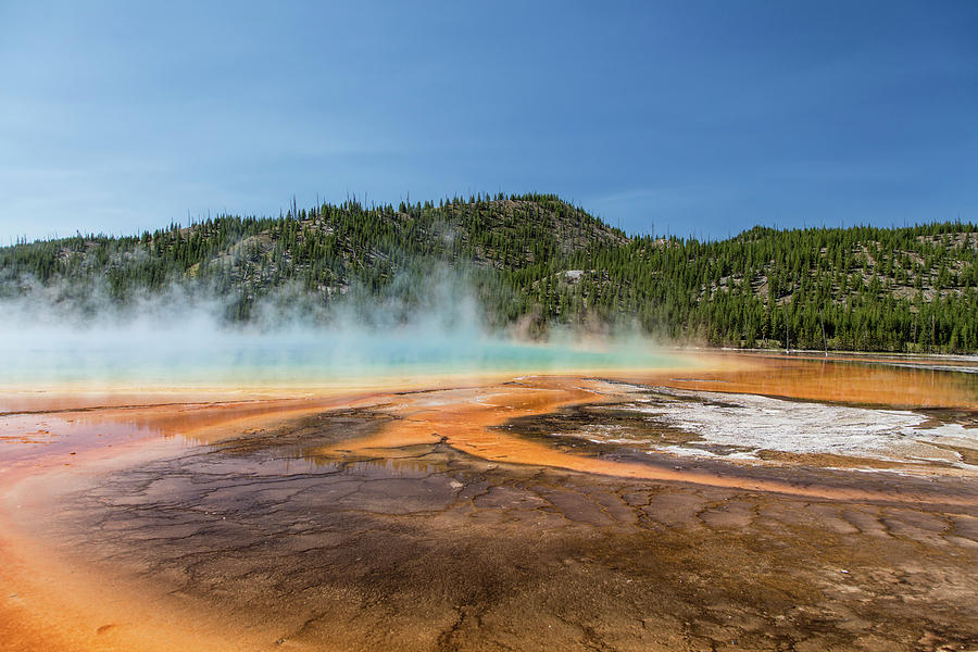 Yellowstone Grand Prismatic Spring #1 Photograph by John McGraw