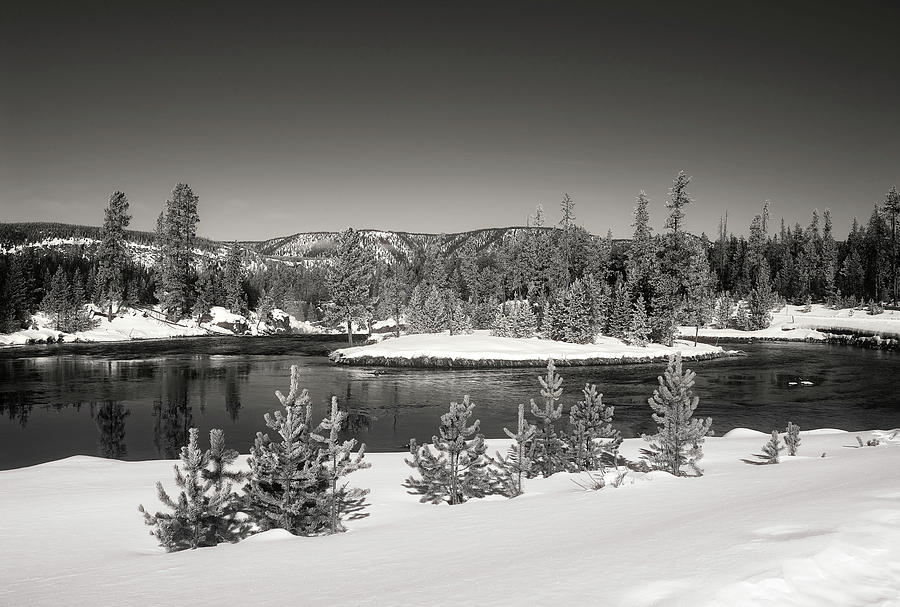 Yellowstone River in Winter #1 Photograph by Mountain Dreams