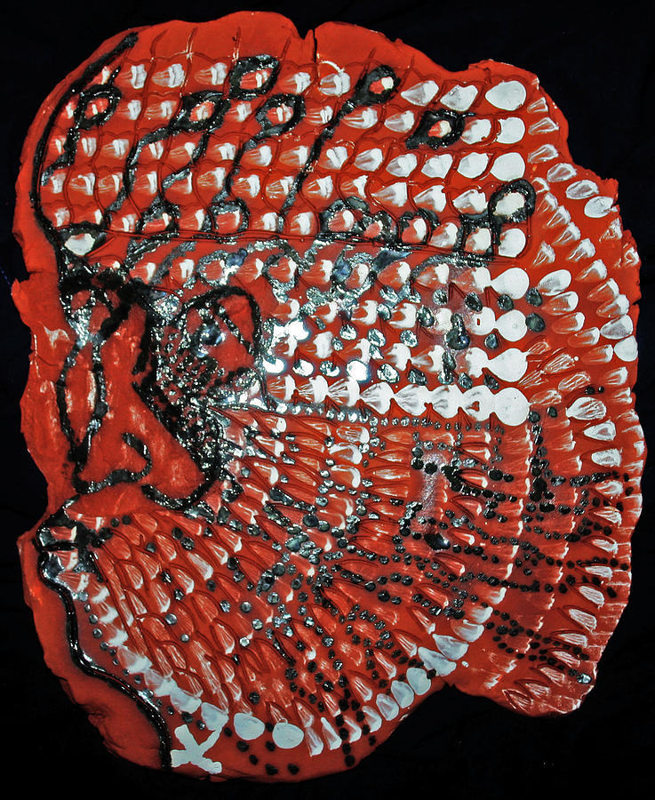 Yesu Cristu #1 Ceramic Art by Gloria Ssali