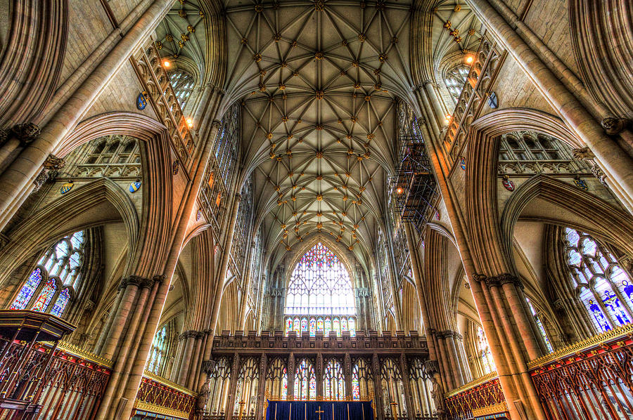 York Minster Cathedral #1 Photograph by David Pyatt