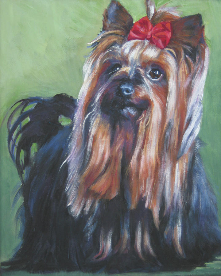 Yorkshire Terrier  #1 Painting by Lee Ann Shepard