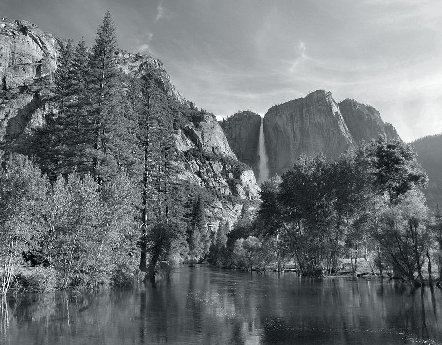 Yosemite Falls Reflections #1 Photograph by Stephen Vecchiotti