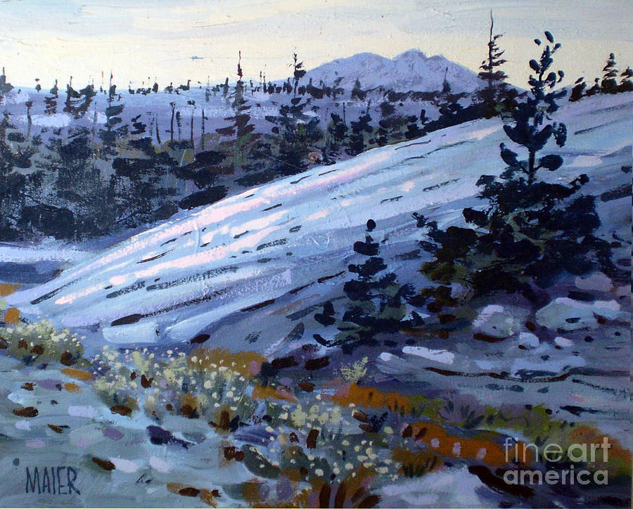 Yosemite National Park Painting - Yosemite High Country by Donald Maier