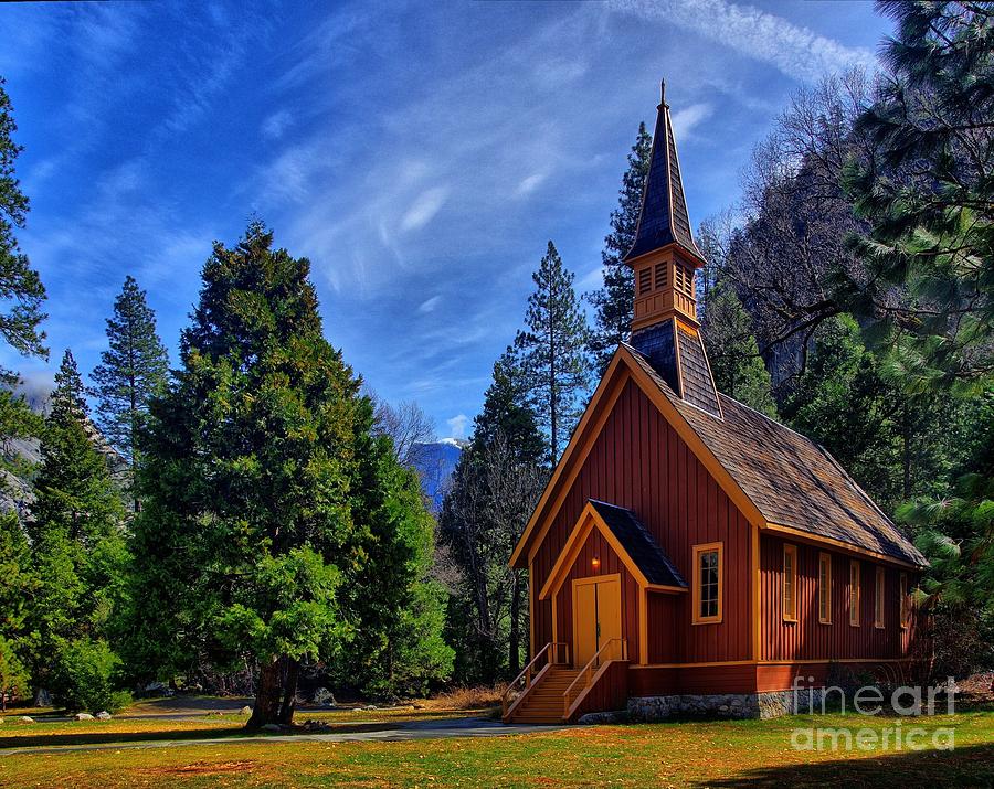 Yosemite Valley Chapel #1 Photograph by Alex Morales