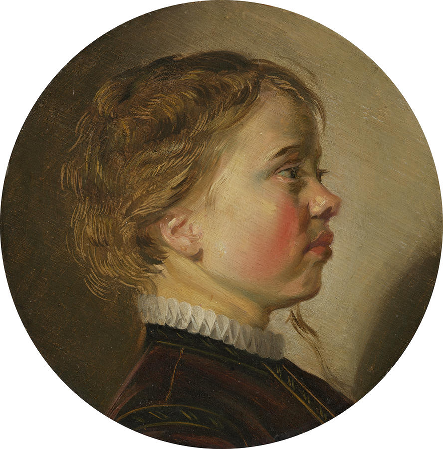 Young Boy In Profile #1 Painting by Judith Leyster