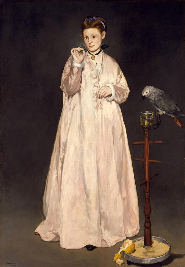 Young Lady in 1866 #5 Painting by Edouard Manet