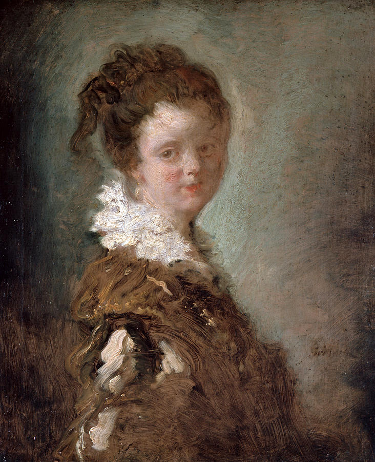 Young Woman #2 Painting by Jean-Honore Fragonard