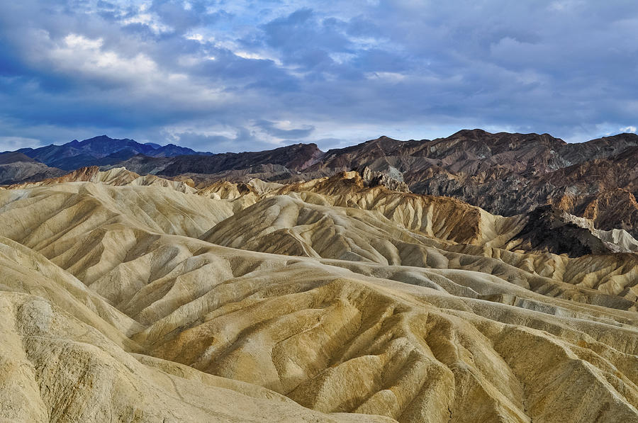 Zabriskie Point Death Valley Badlands Photograph by Kyle Hanson