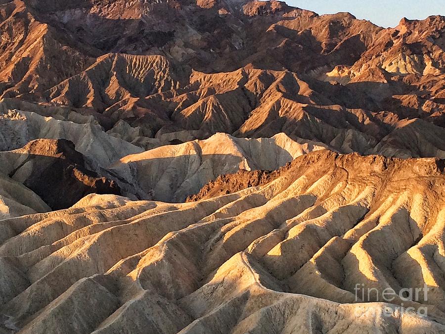 Zabriskie Point Death Valley #1 Photograph by Diana Rajala