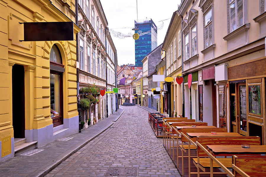 Zagreb Radiceva street advent view #1 Photograph by Brch Photography