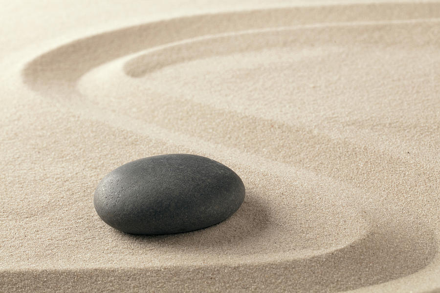 Zen stone #1 Photograph by Dirk Ercken