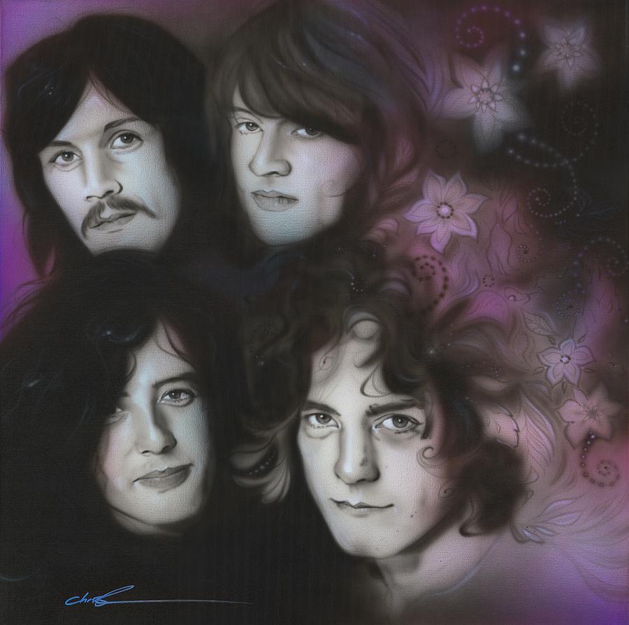 Led Zeppelin Painting - Zeppelin by Christian Chapman Art