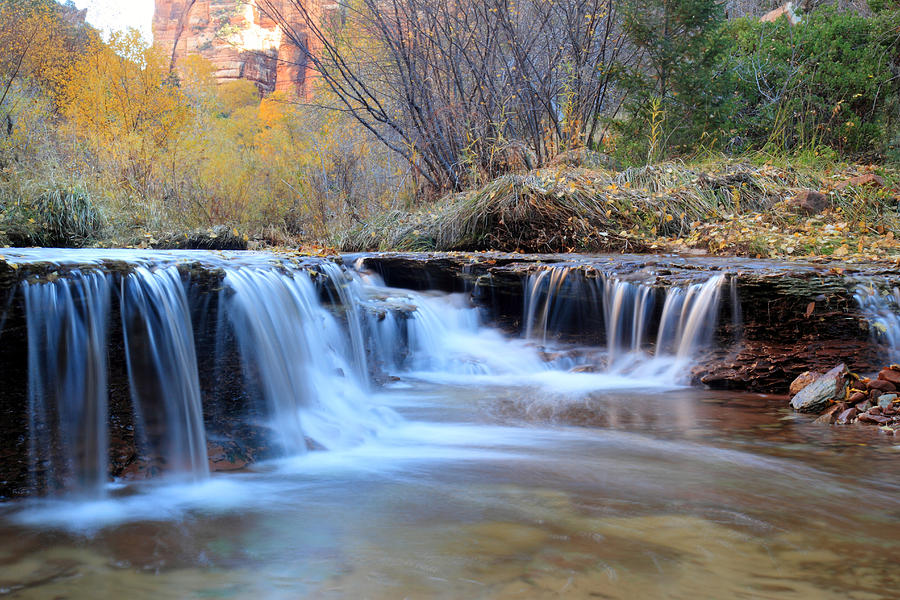Zion Waterfall Photograph