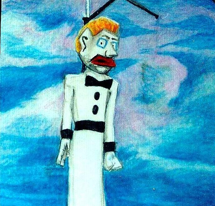 Zozobra Drawing by Kimberly Simon Fine Art America