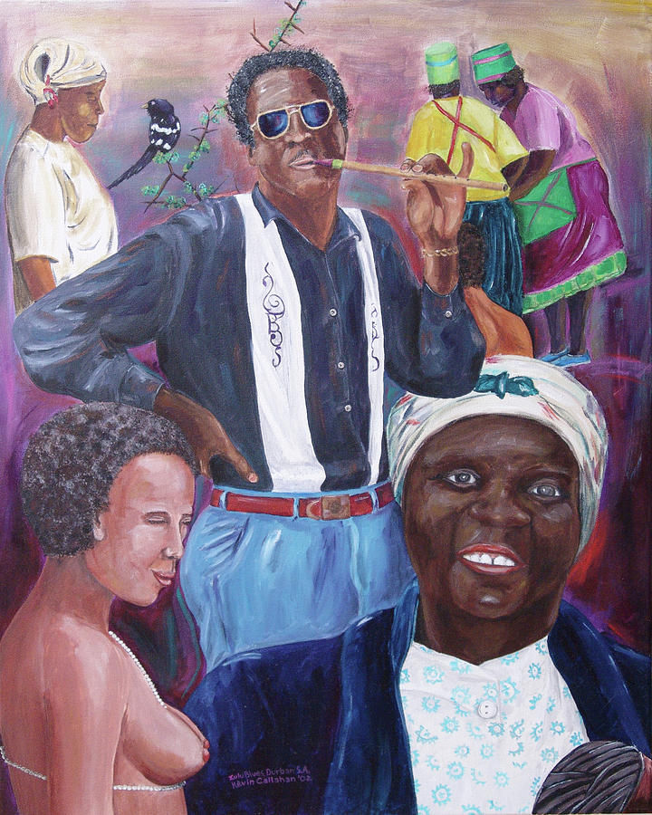 Zulu Painting - Zulu Blues #1 by Kevin Callahan