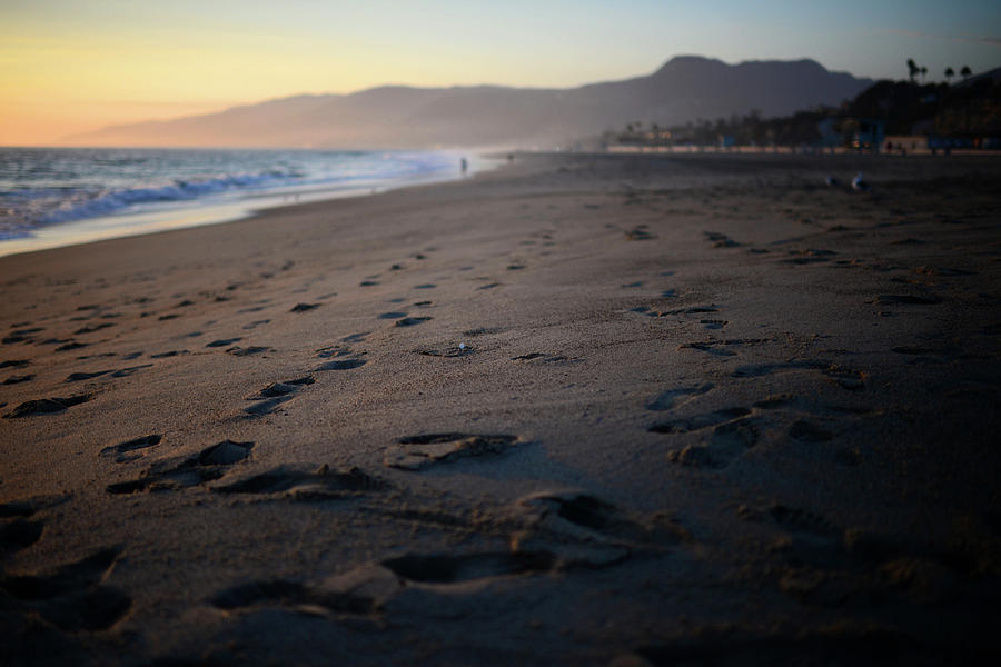 Zuma beach in Malibu at sunset Photograph by Nano Calvo - Pixels
