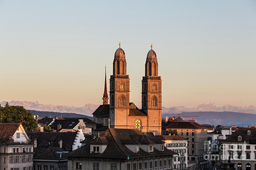 Zurich cathedral #1 Photograph by Didier Marti