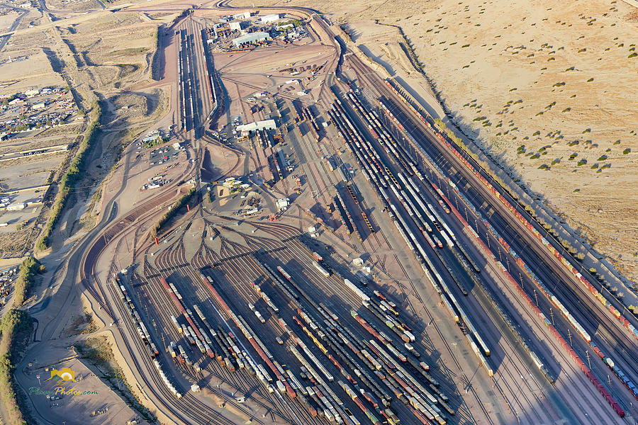 Barstow Rail Yard 1 Photograph by Jim Thompson