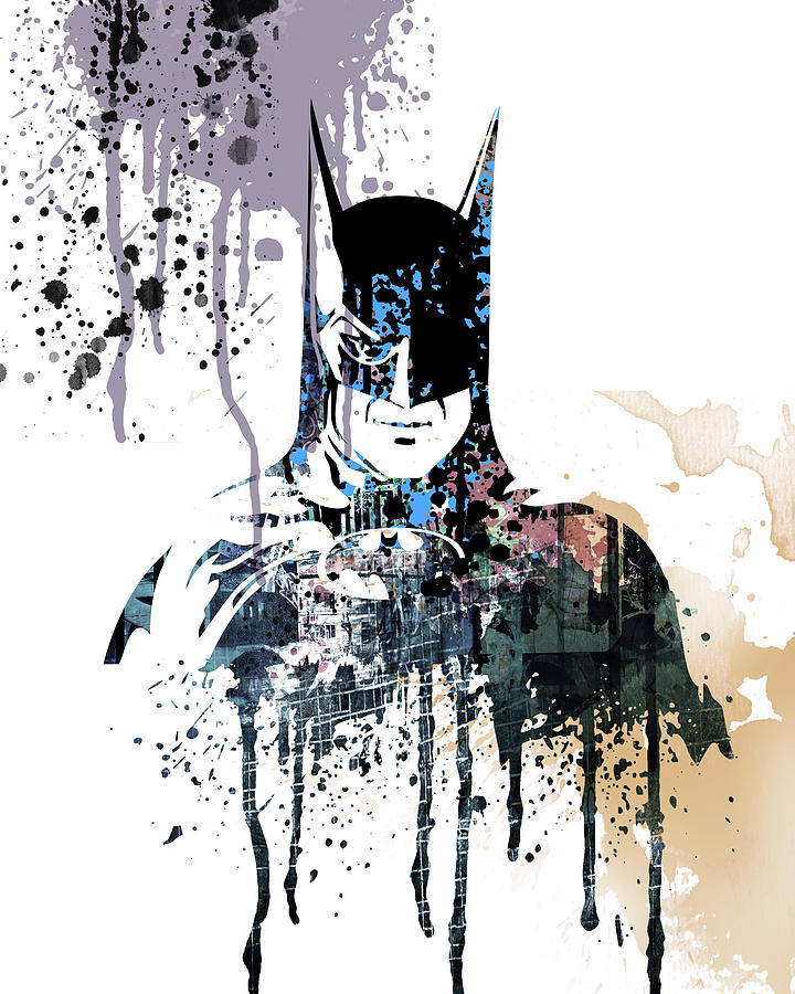 Batman #10 Painting by Art Popop