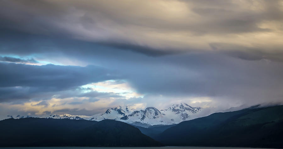 Beautiful Sunset And Cloudsy Landscape In Alaska Mountains #10 Photograph by Alex Grichenko