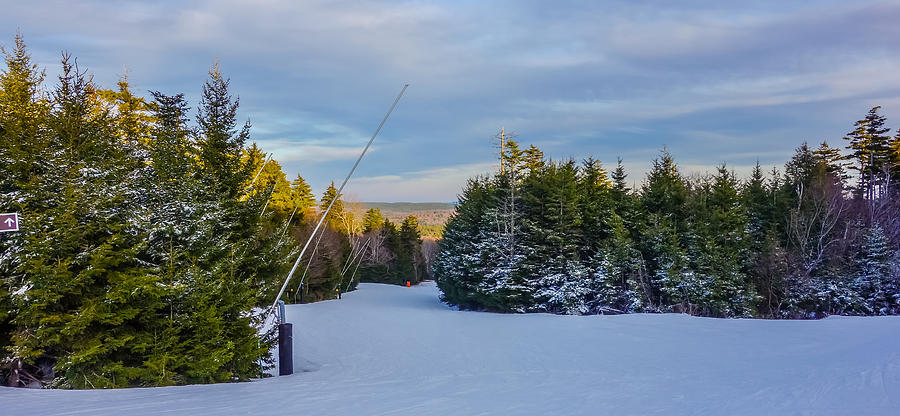 Beautiful Winter Landscape At Timberline West Virginia Photograph