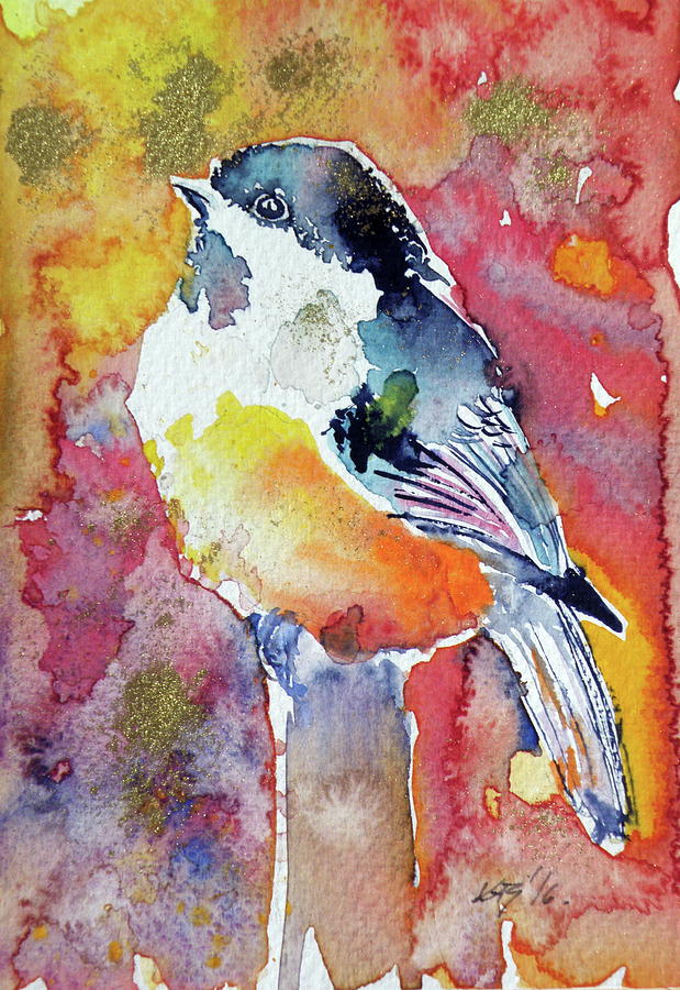 Bird #10 Painting by Kovacs Anna Brigitta