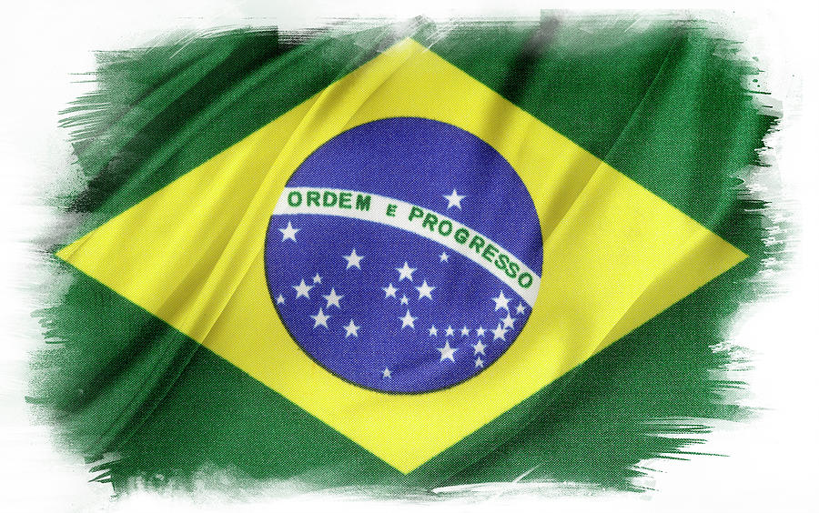 Brazilian flag  #10 Photograph by Les Cunliffe