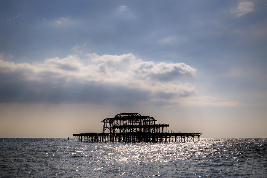 West Pier Photograph - Brighton #10 by Joana Kruse