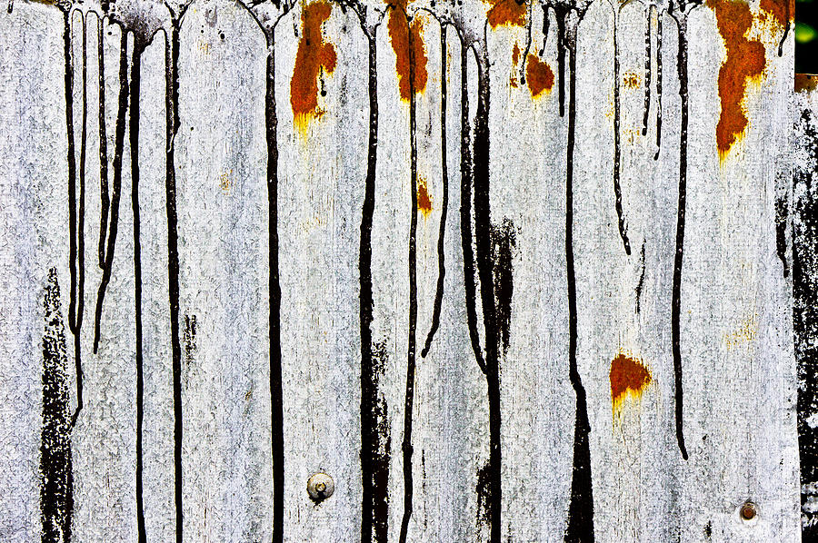 Vintage Photograph - Corrugated metal #10 by Tom Gowanlock