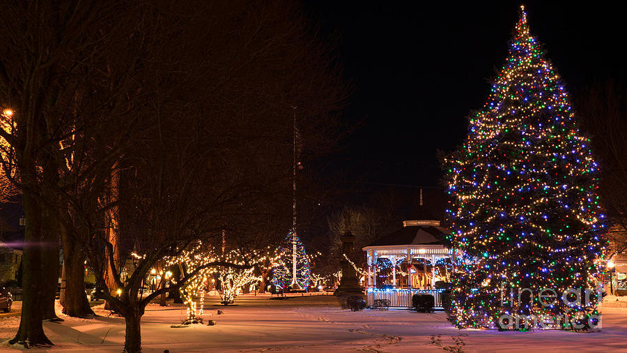 Holiday Season in Milford, Connecticut. Photograph by New England Photography