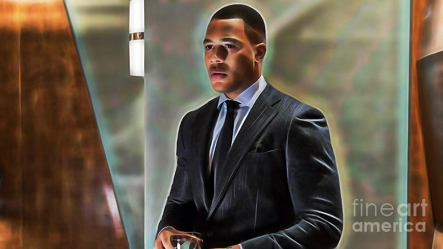 Empires Trai Byers Andre Lyon #10 Mixed Media by Marvin Blaine