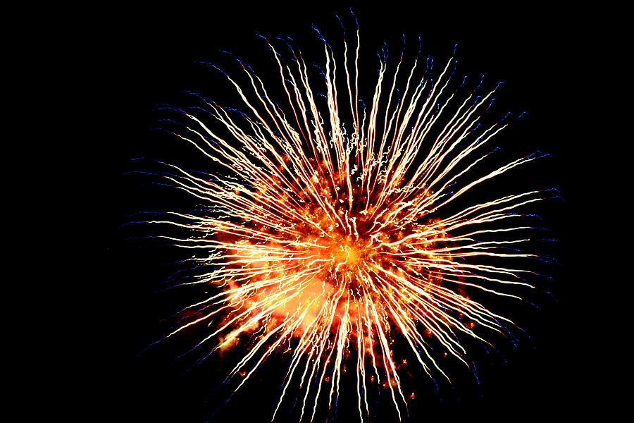 Fireworks #10 Photograph by Donn Ingemie