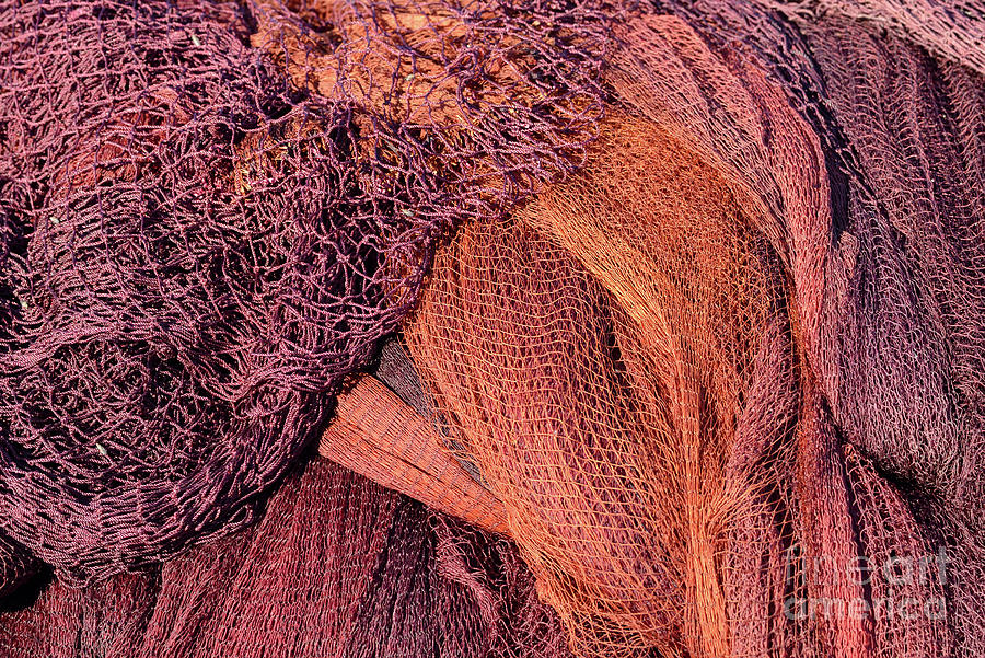 Stack Photograph - Fishing nets #5 by George Atsametakis