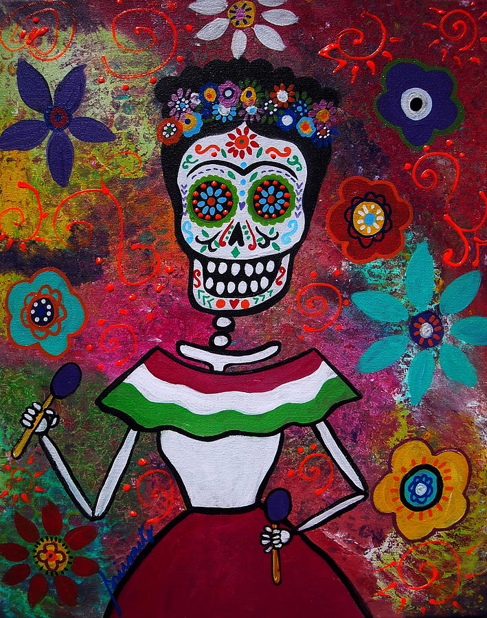 Flower Painting - Frida Kahlo #10 by Pristine Cartera Turkus