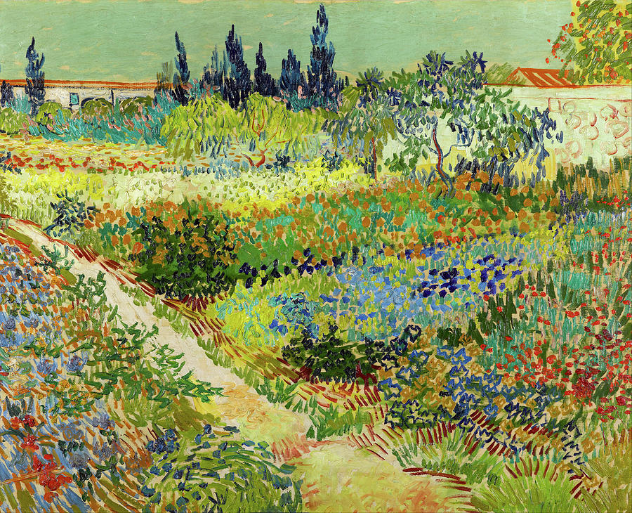 Garden at Arles #10 Painting by Vincent van Gogh