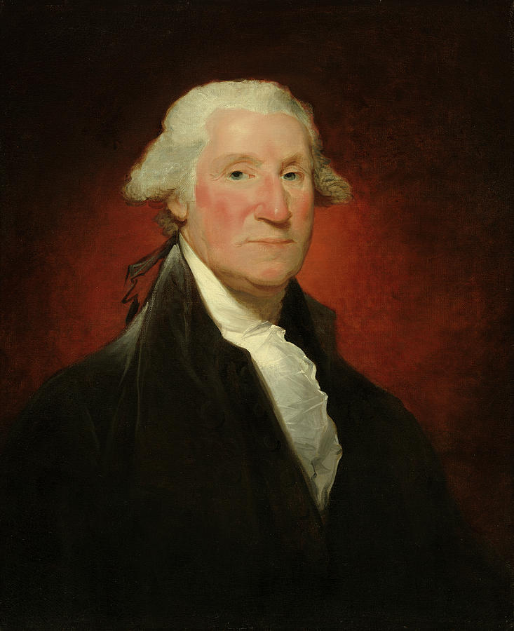 George Washington #10 Painting by Gilbert Stuart